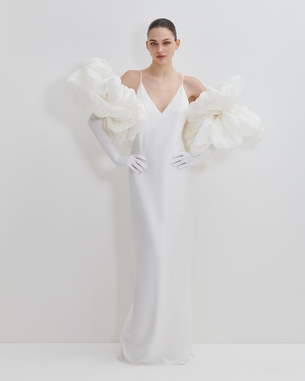 BALLOON GLOVES LILY WHITE