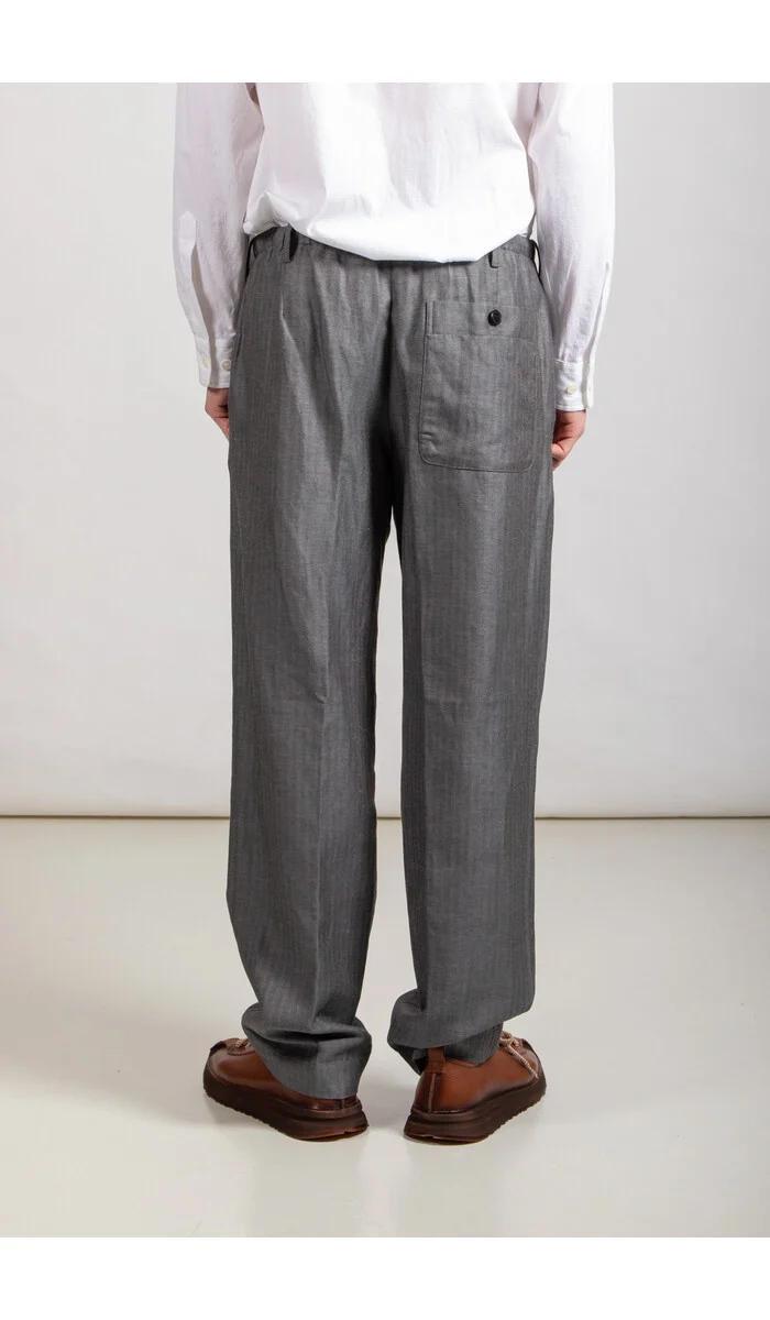 MEN'S PANTS IN GREY MELANGE
