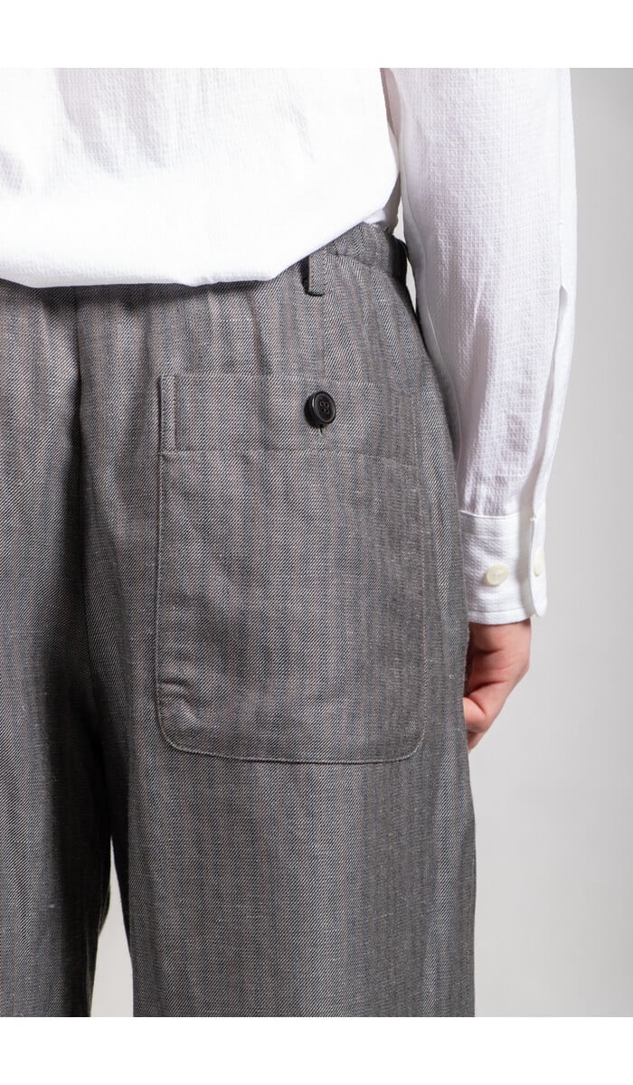 MEN'S PANTS IN GREY MELANGE