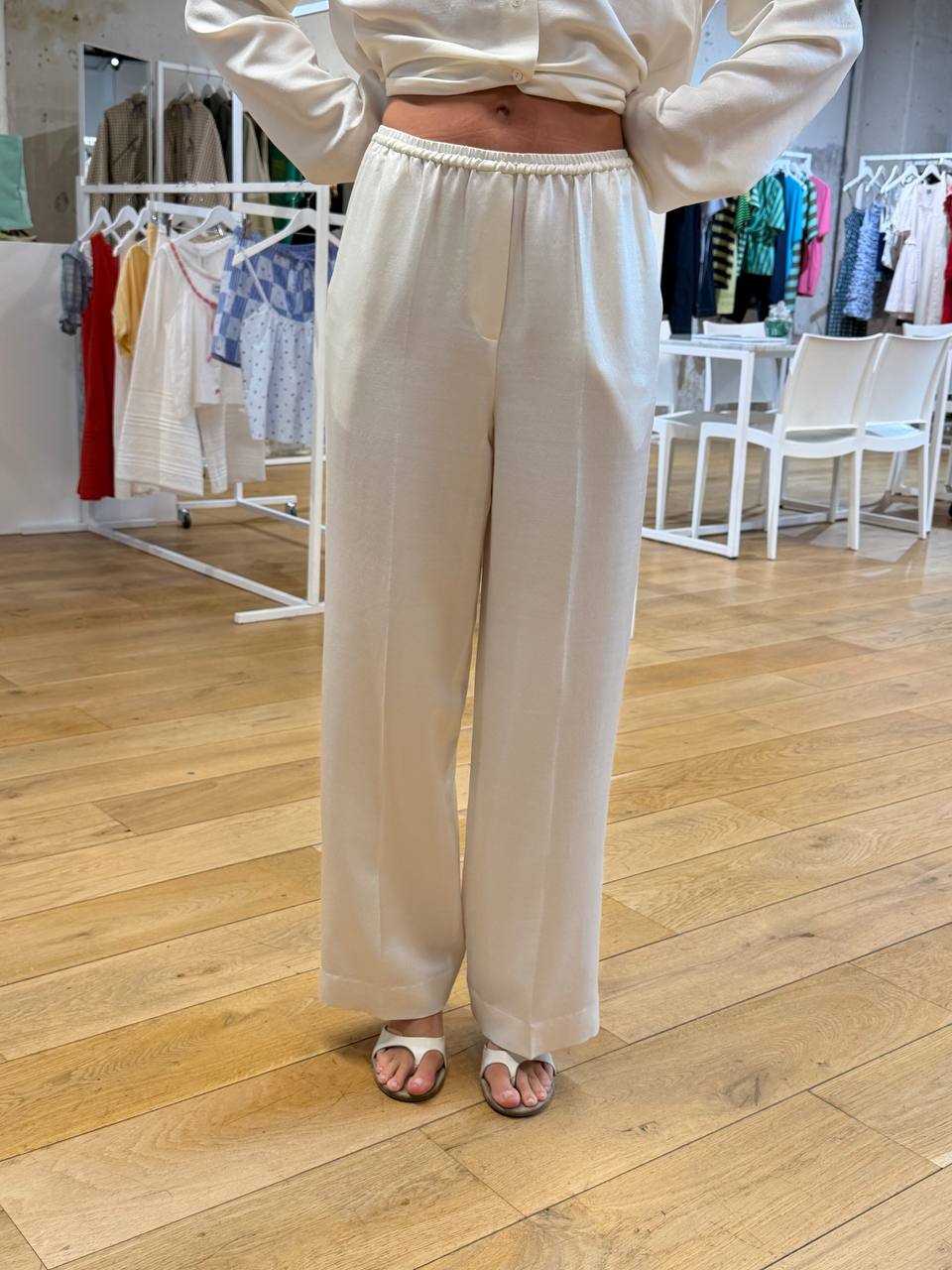 SILK PANTS 