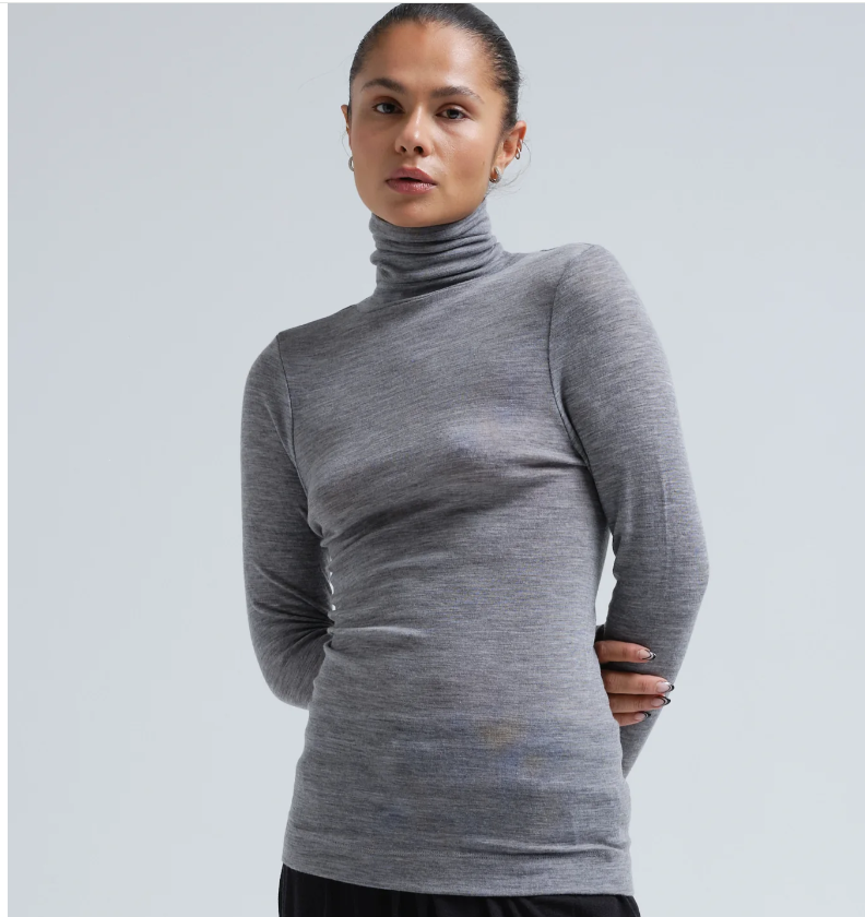 WOOLEN LOLA IN GREY MELANGE