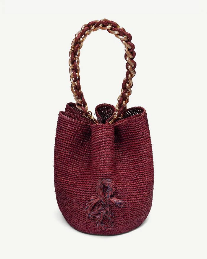 THE HATBAG BURGUNDY