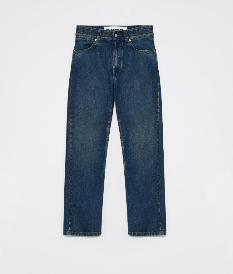DENIM TROUSER 285 PETROL BLUE