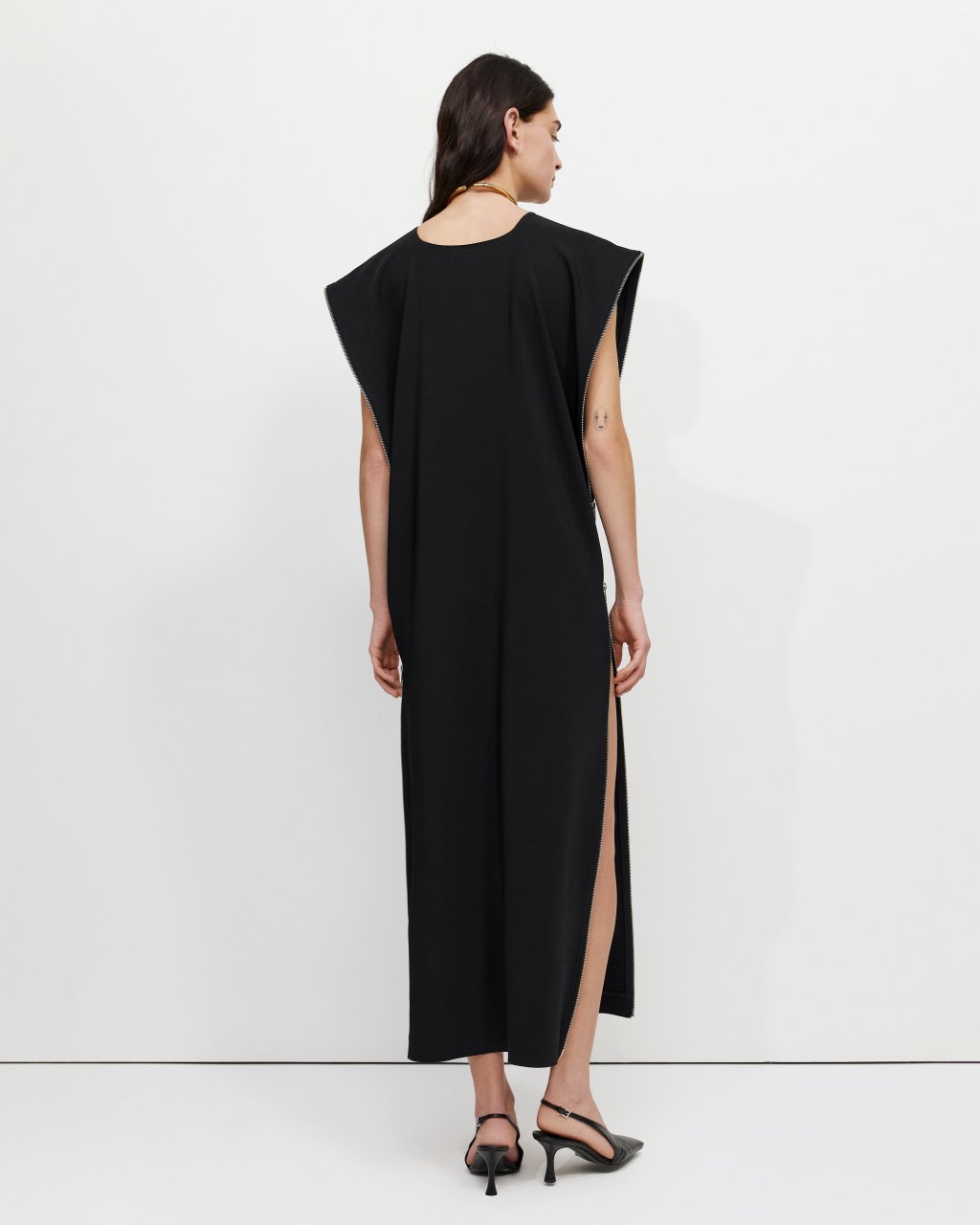 ZIPPER DRESS BLACK