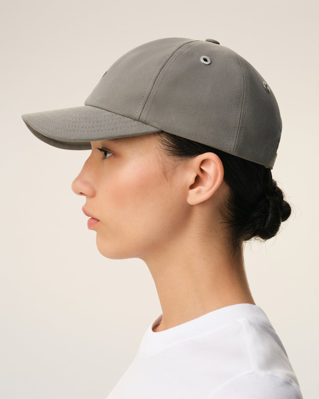 QUOTA -BLACK AMI DE COEUR EMBROIDERY CAP IN CARBONE