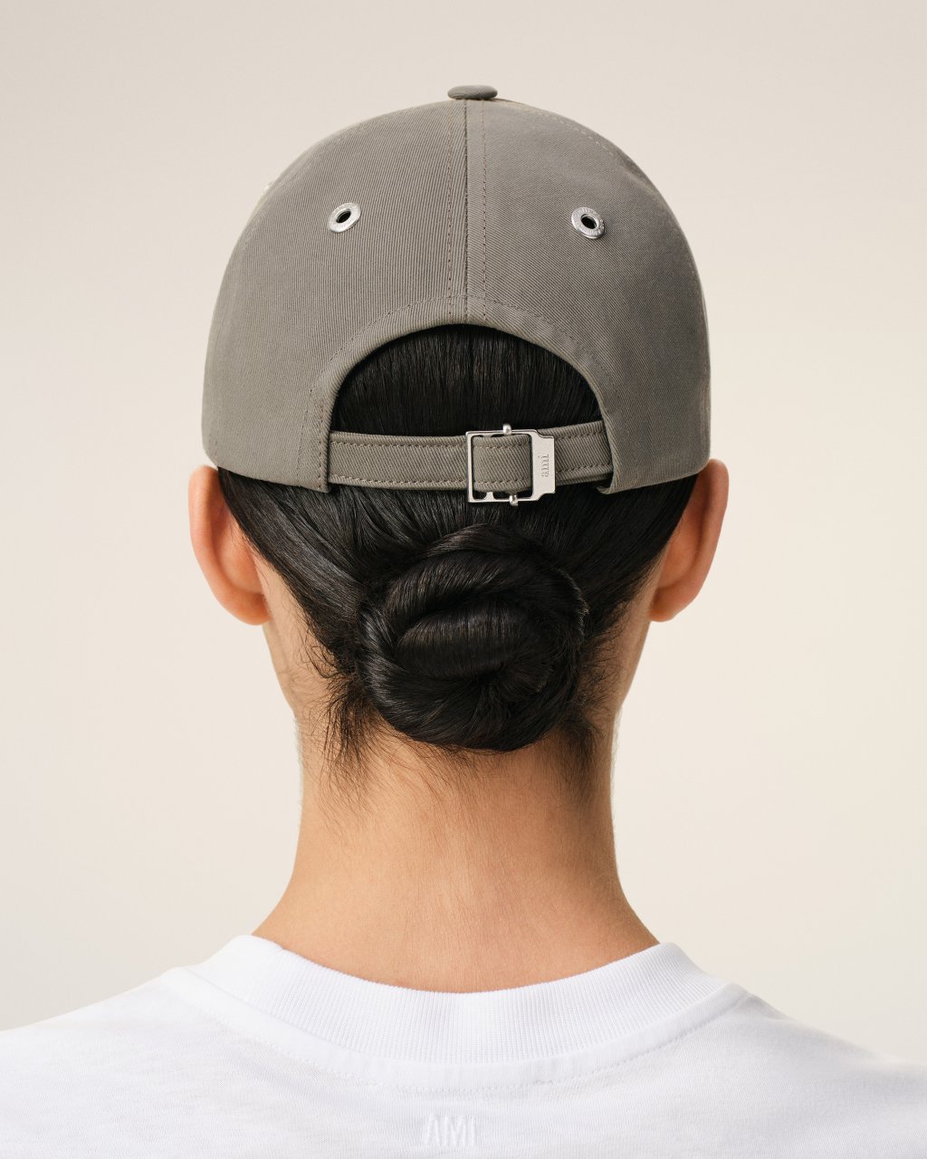 QUOTA -BLACK AMI DE COEUR EMBROIDERY CAP IN CARBONE