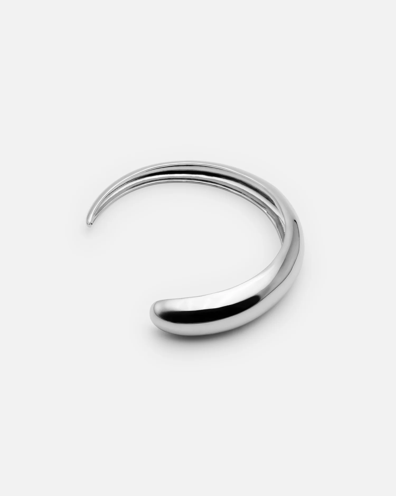  NAIL TWIST NECKLACE SILVER