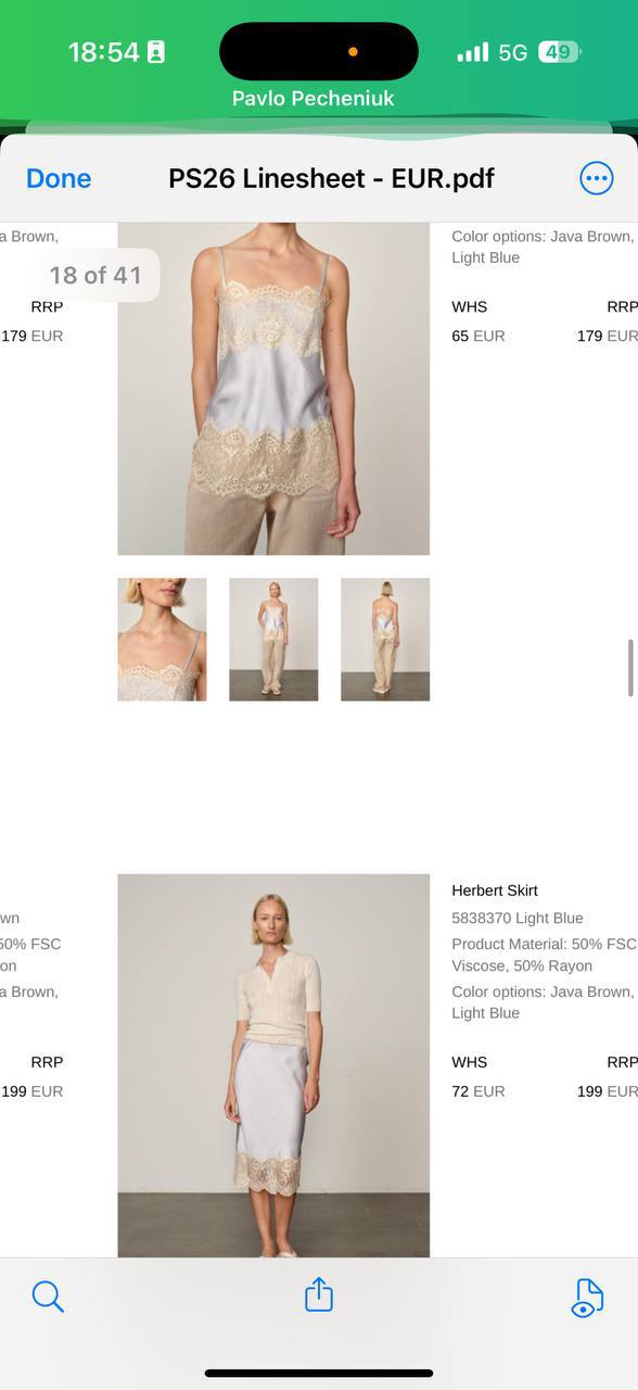 LINNEA TOP IN LIGHT BLUE