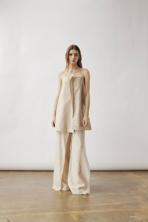 AVANA FOLD TROUSERS IN OAT