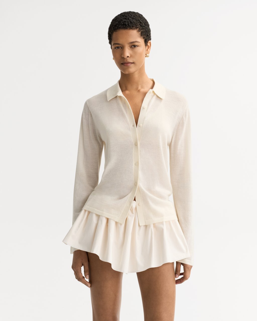 FEATHERLIGHT SHIRT BONE