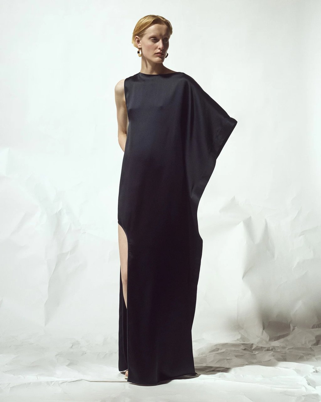 ASYMMETRIC MAXI DRESS