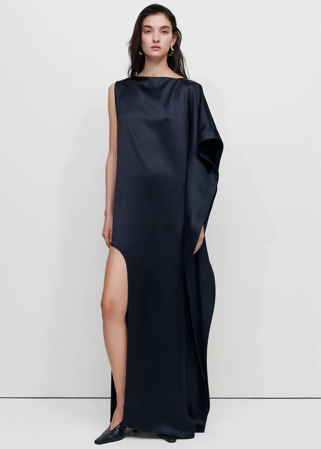 ASYMMETRIC MAXI DRESS
