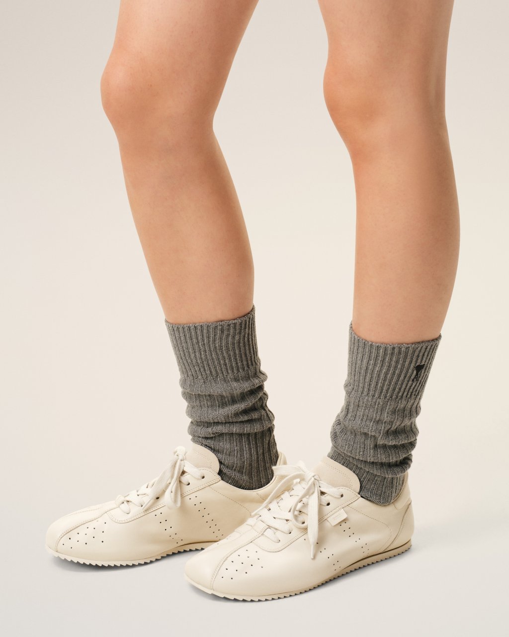 LOW TOP SOFT SNEAKERS IN IVORY