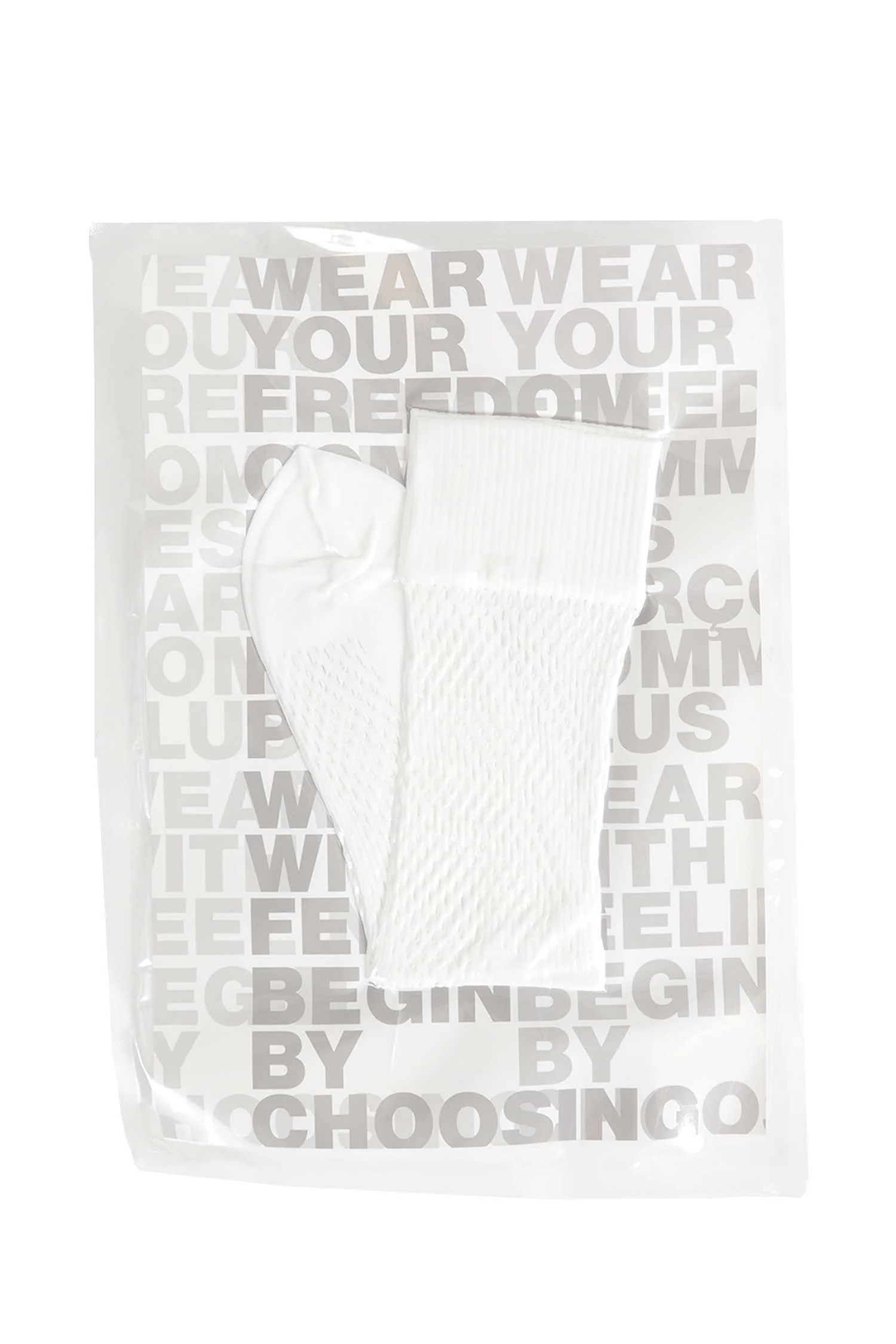 SHORT SOCKS IN WHITE