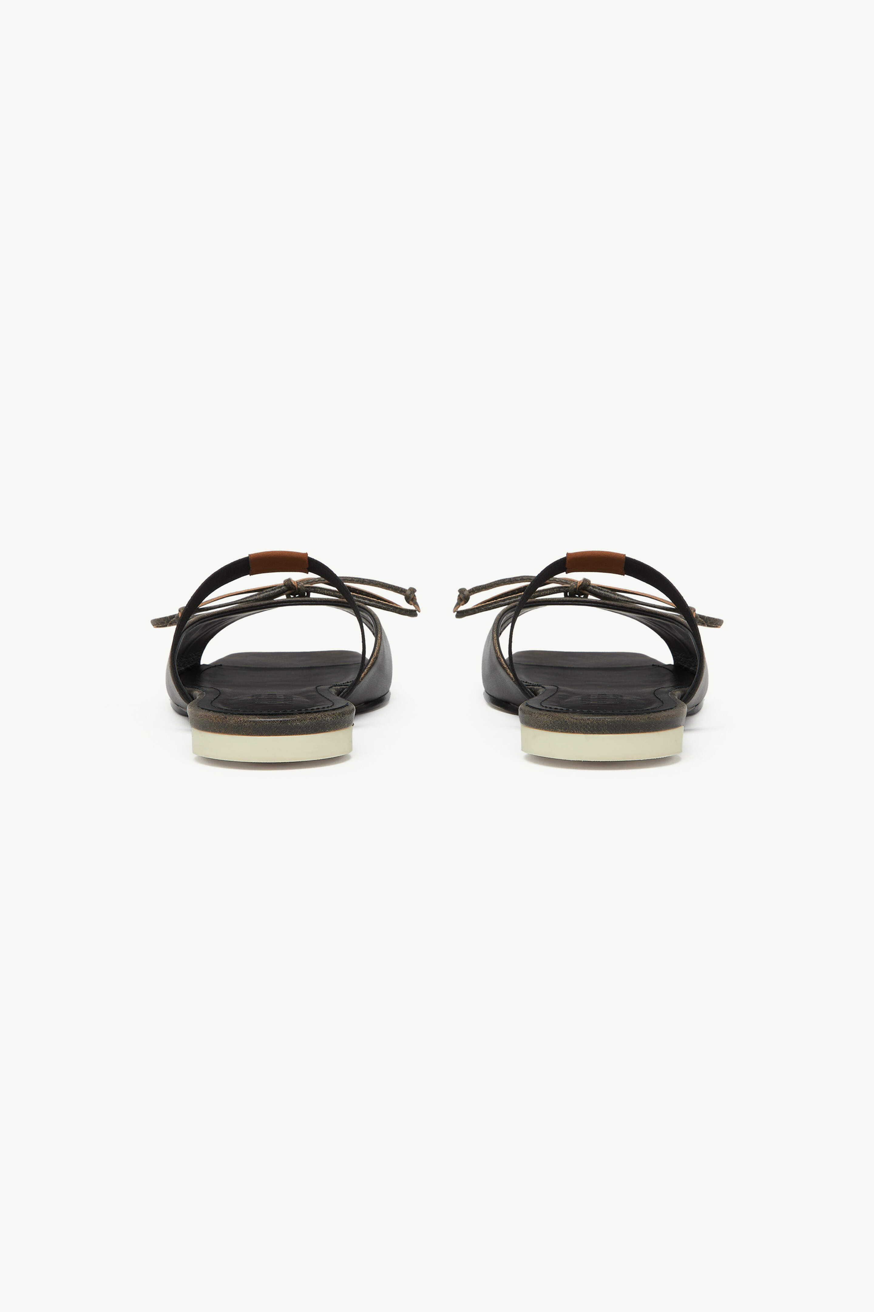 SANDAL BLACK/DOE BROWN