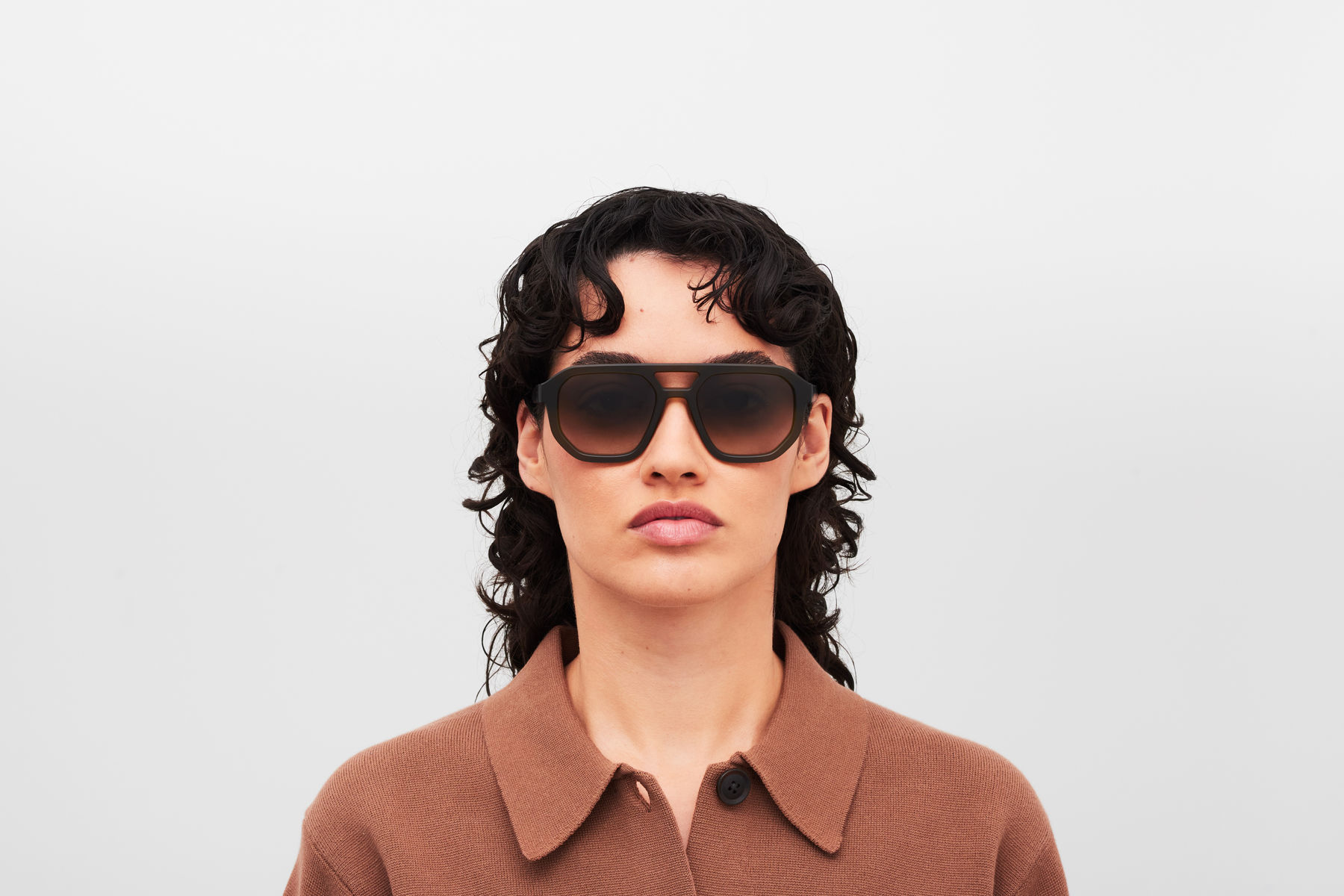 AMARE C182-CHILLED RAW PERIDOT/SHINY RAWBROWN GRADIENT