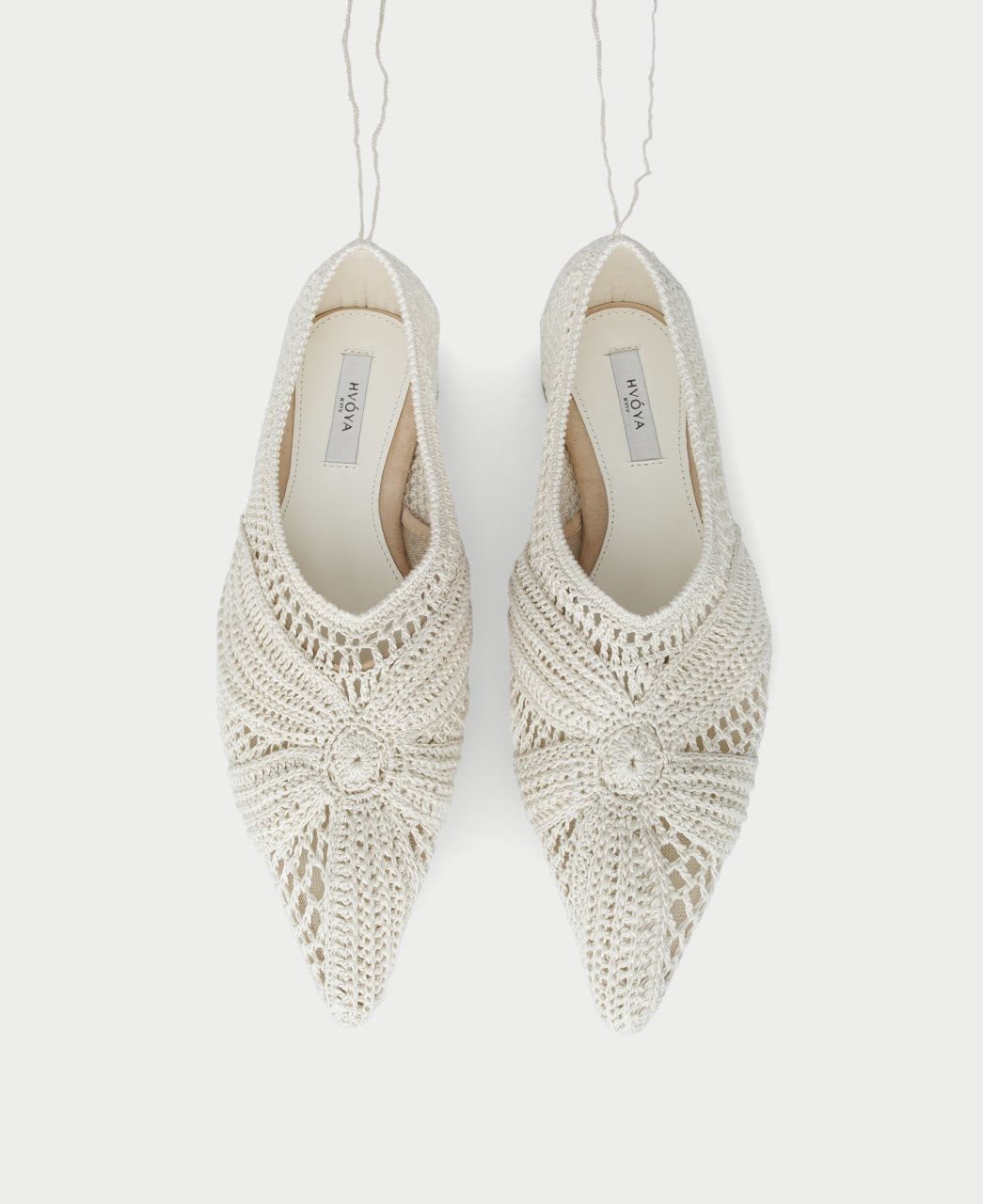 FLEUR BALLERINAS IN MILK