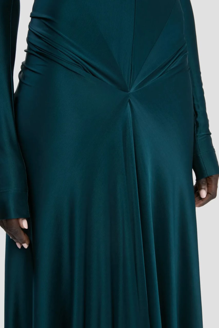 LONG SLEEVE CUT-OUT GOWN