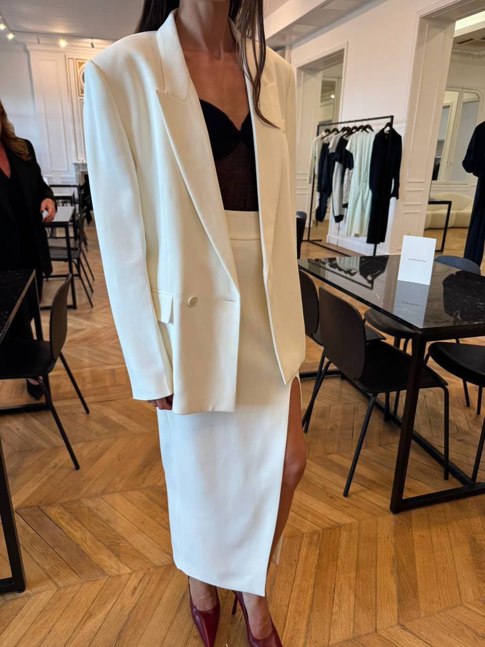 DOUBLE BREASTED TAILORED JACKET