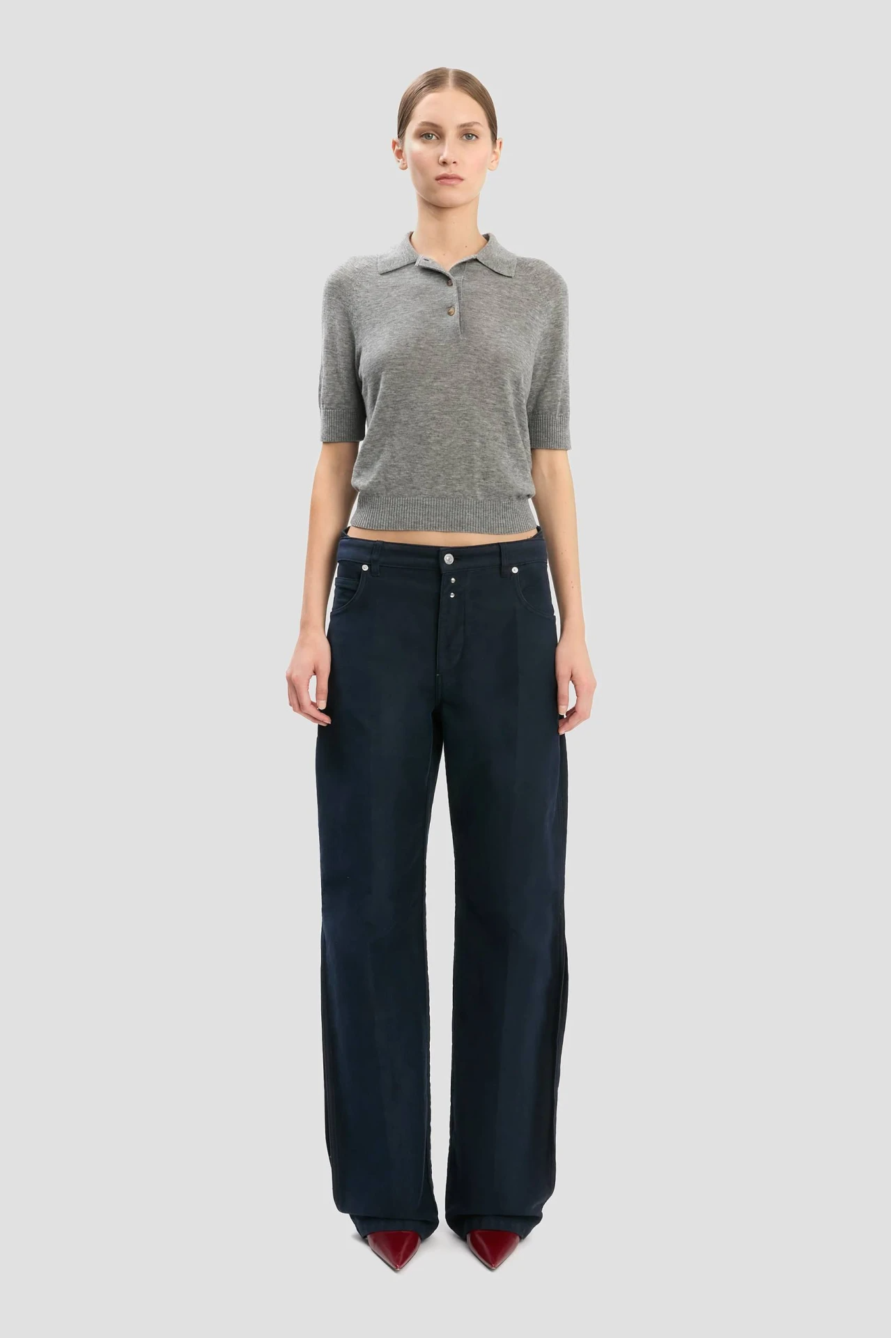 SPLIT DETAIL UTILITY TROUSER