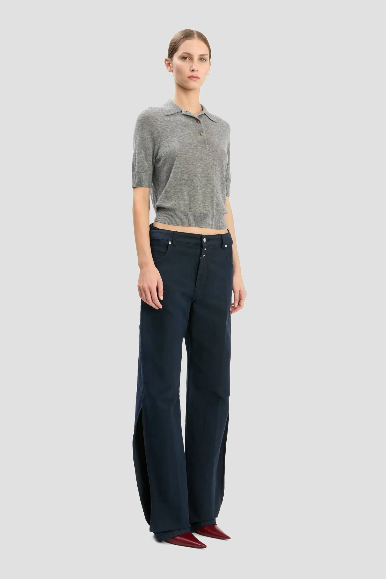 SPLIT DETAIL UTILITY TROUSER
