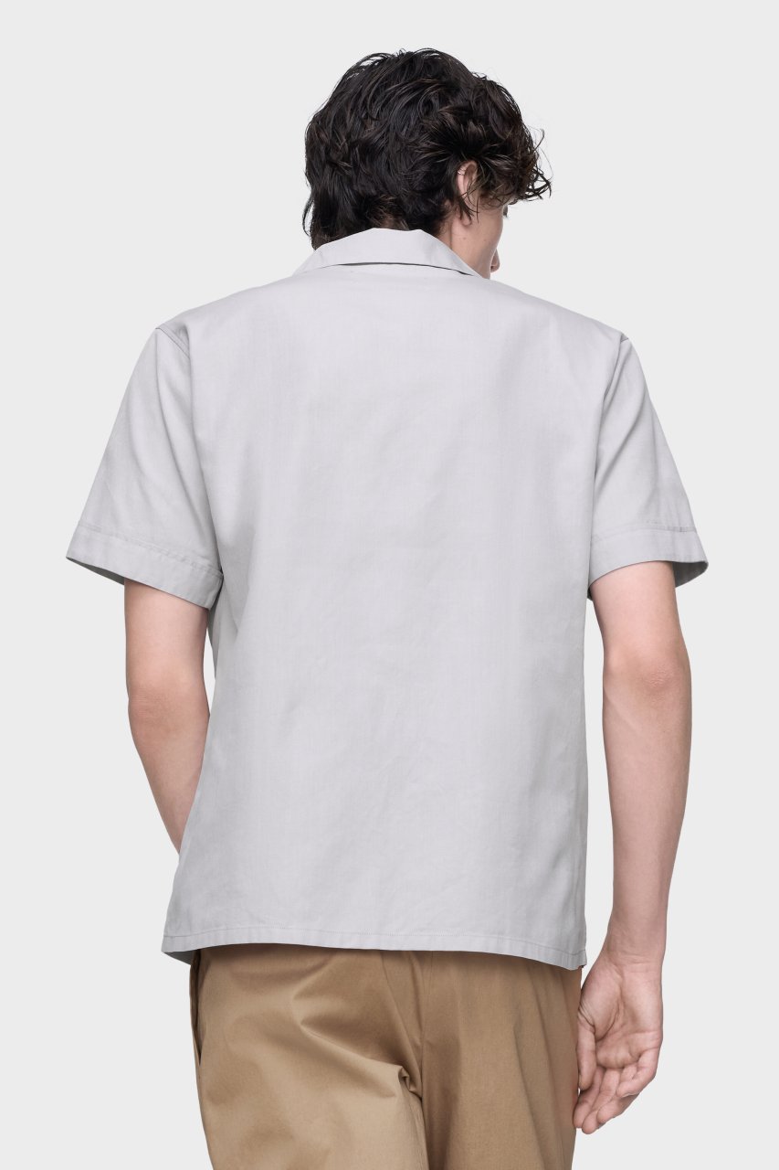 SHORT-SLEEVED SHIRT PEARL GREY