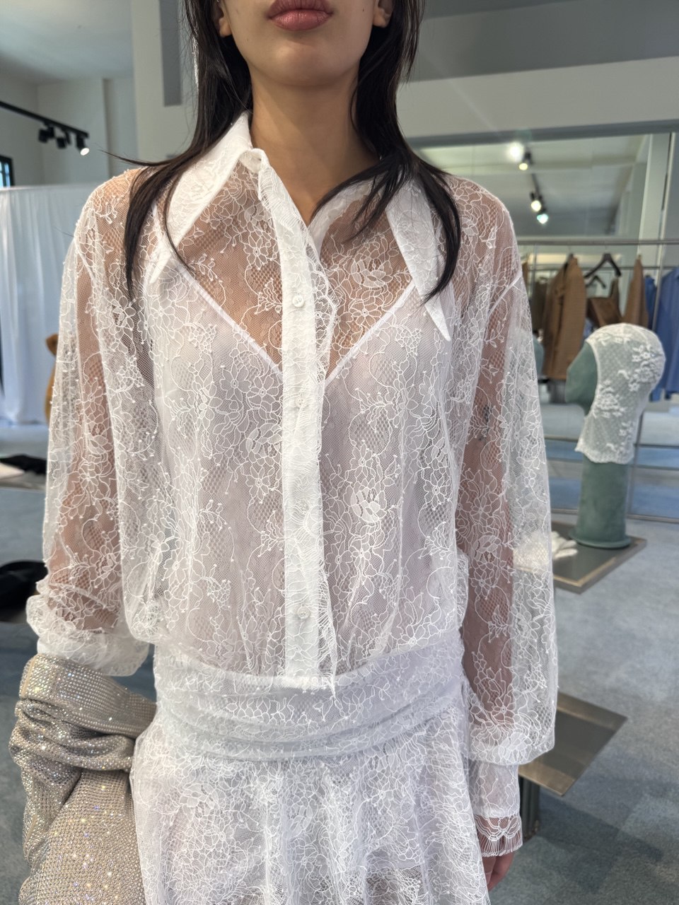 ABITO CORTO/SHORT DRESS IN WHITE