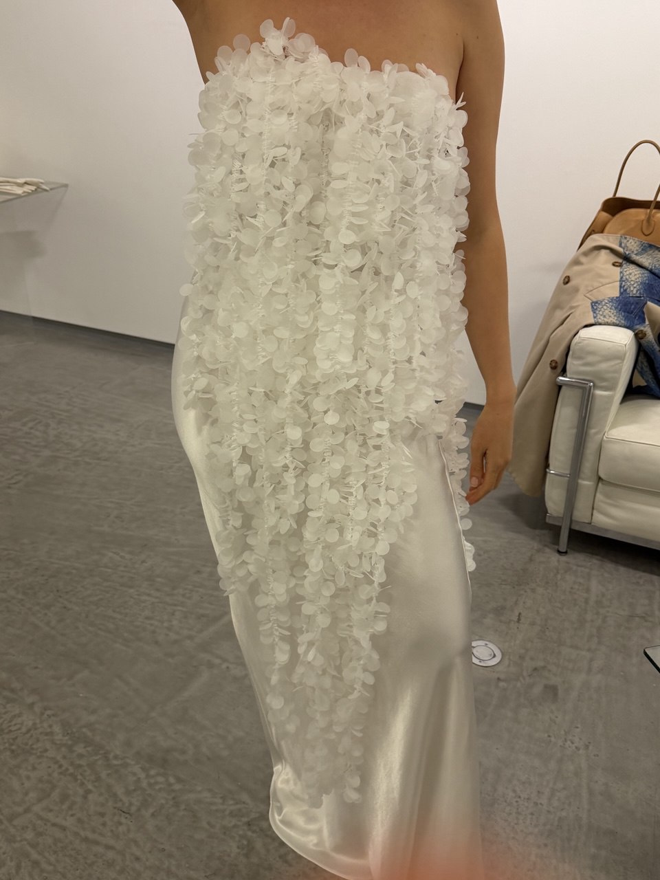 FLORAL CASCADE CORSET MIDNIGHT BLACK