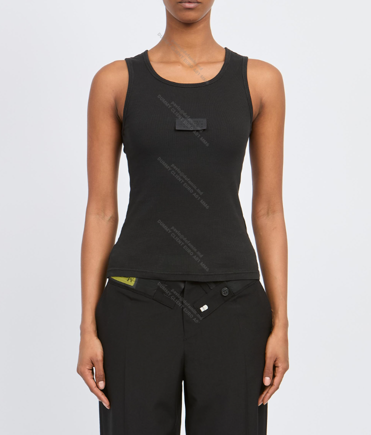 TANK TOP BLACK MM6