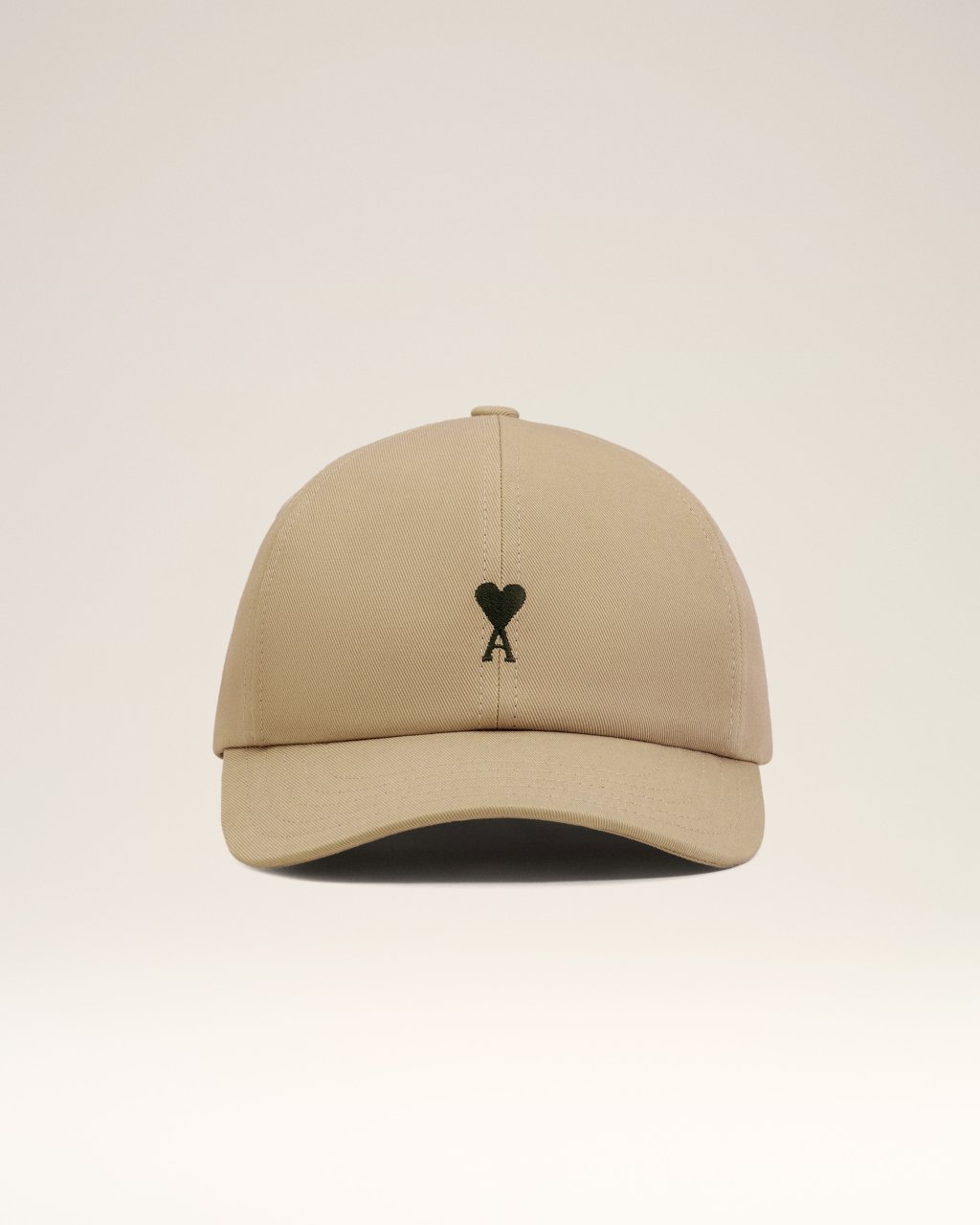 QUOTA -BLACK AMI DE COEUR EMBROIDERY CAP IN BEIGE TAUPE