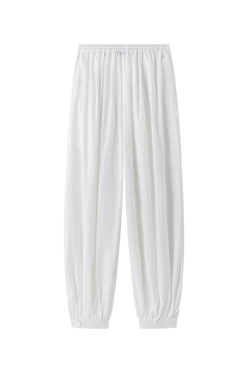 EOS BALLOON TROUSERS IN WHITE