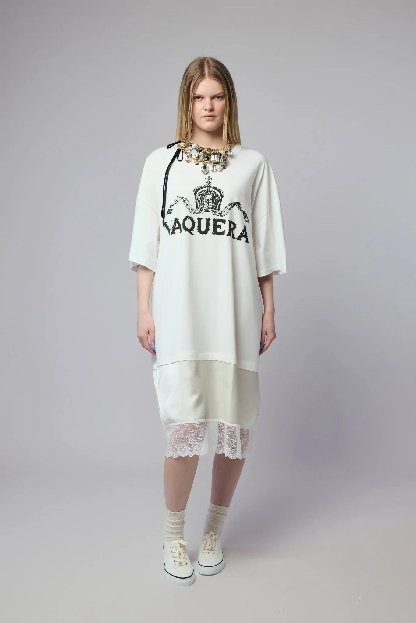 WOMEN SLIP TALL TEE KNIT