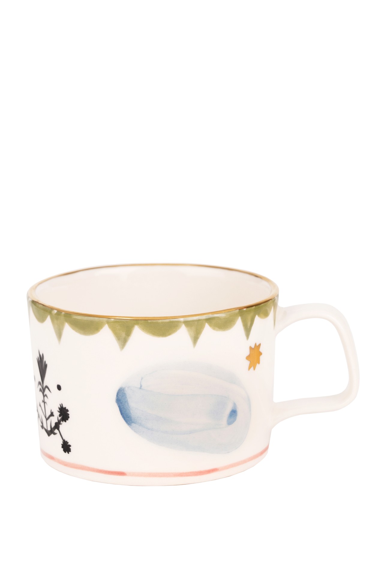 TEA CUP AND SAUCER VESNA MULTI