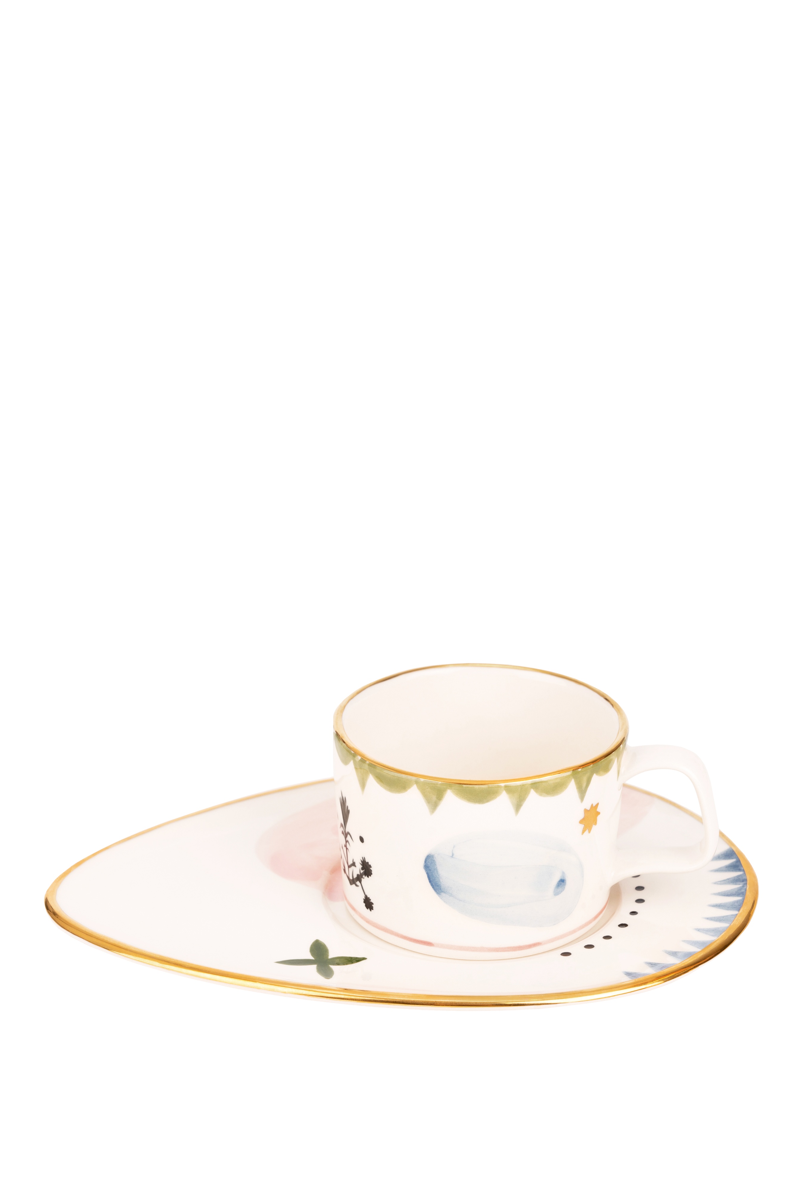 TEA CUP AND SAUCER VESNA MULTI