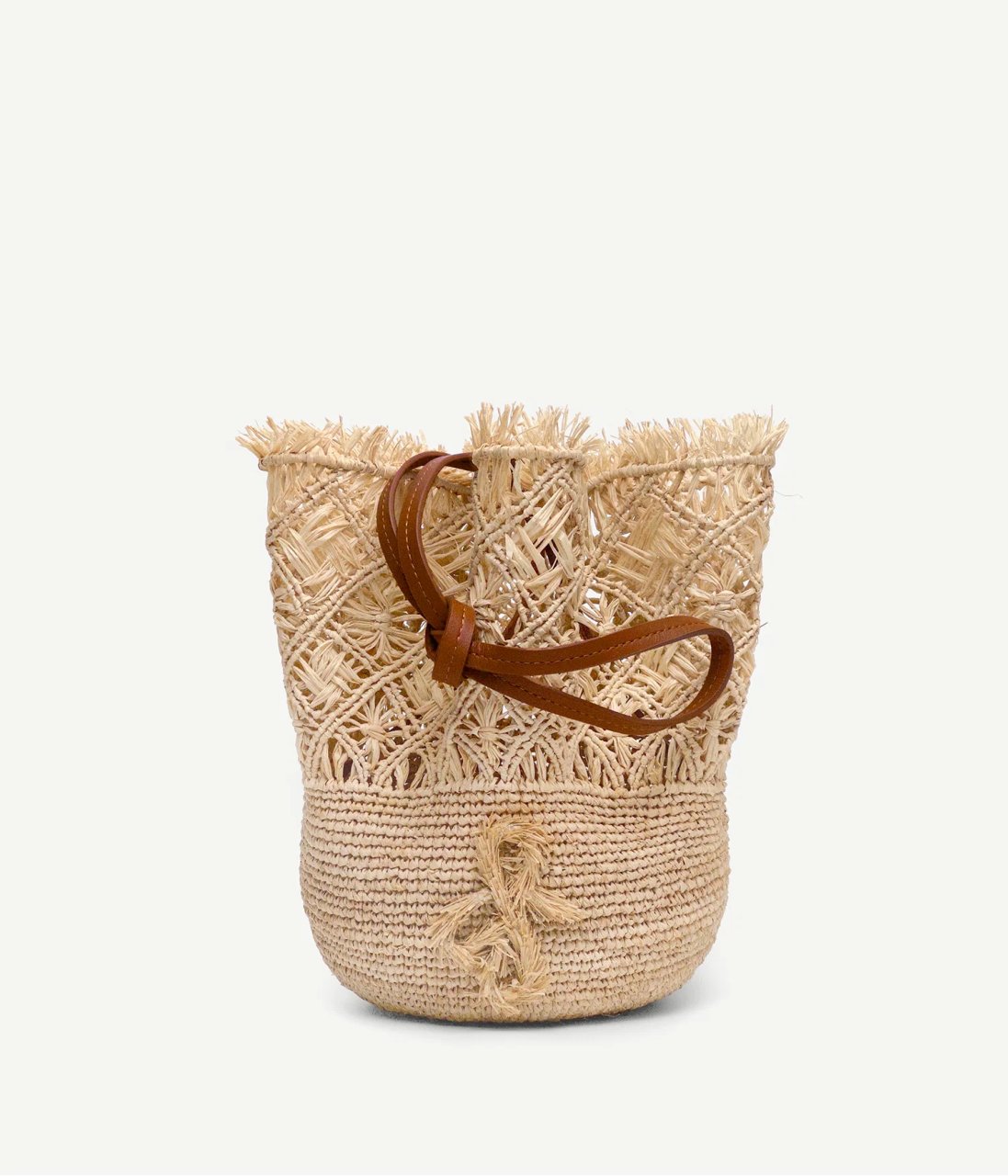 THE HATBAG NATURAL STRAW