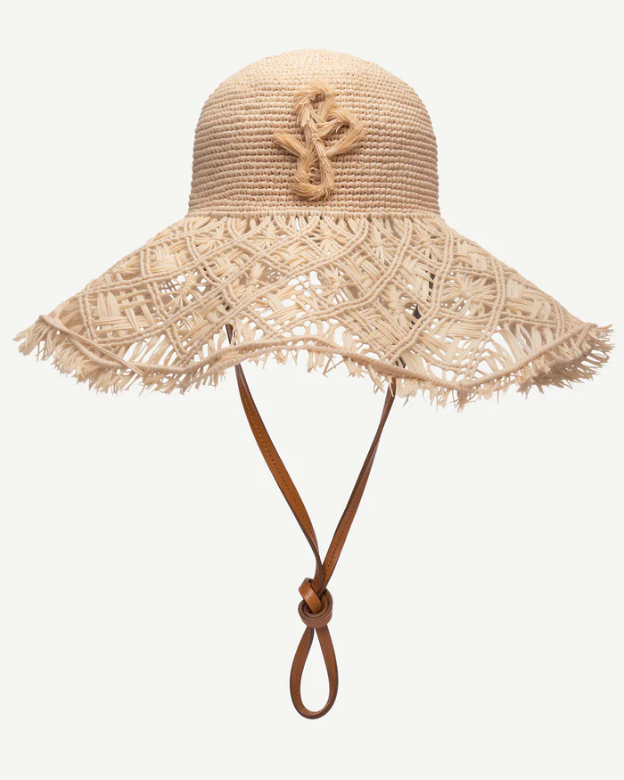 THE HATBAG NATURAL STRAW