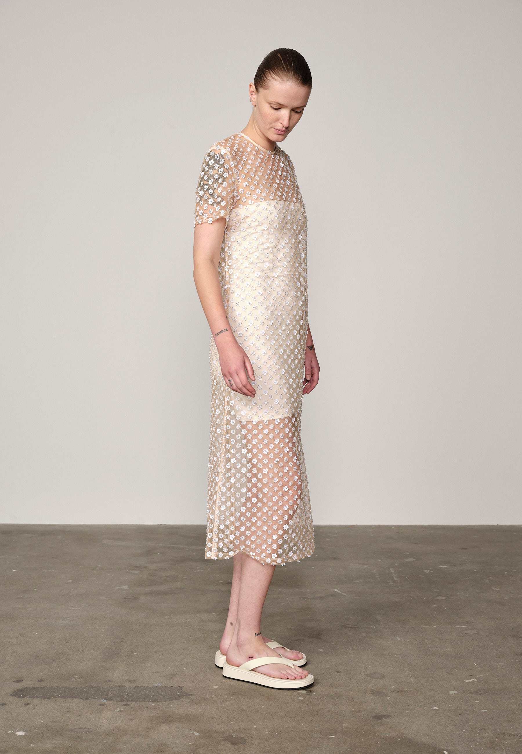 BABEL DRESS IN CREME