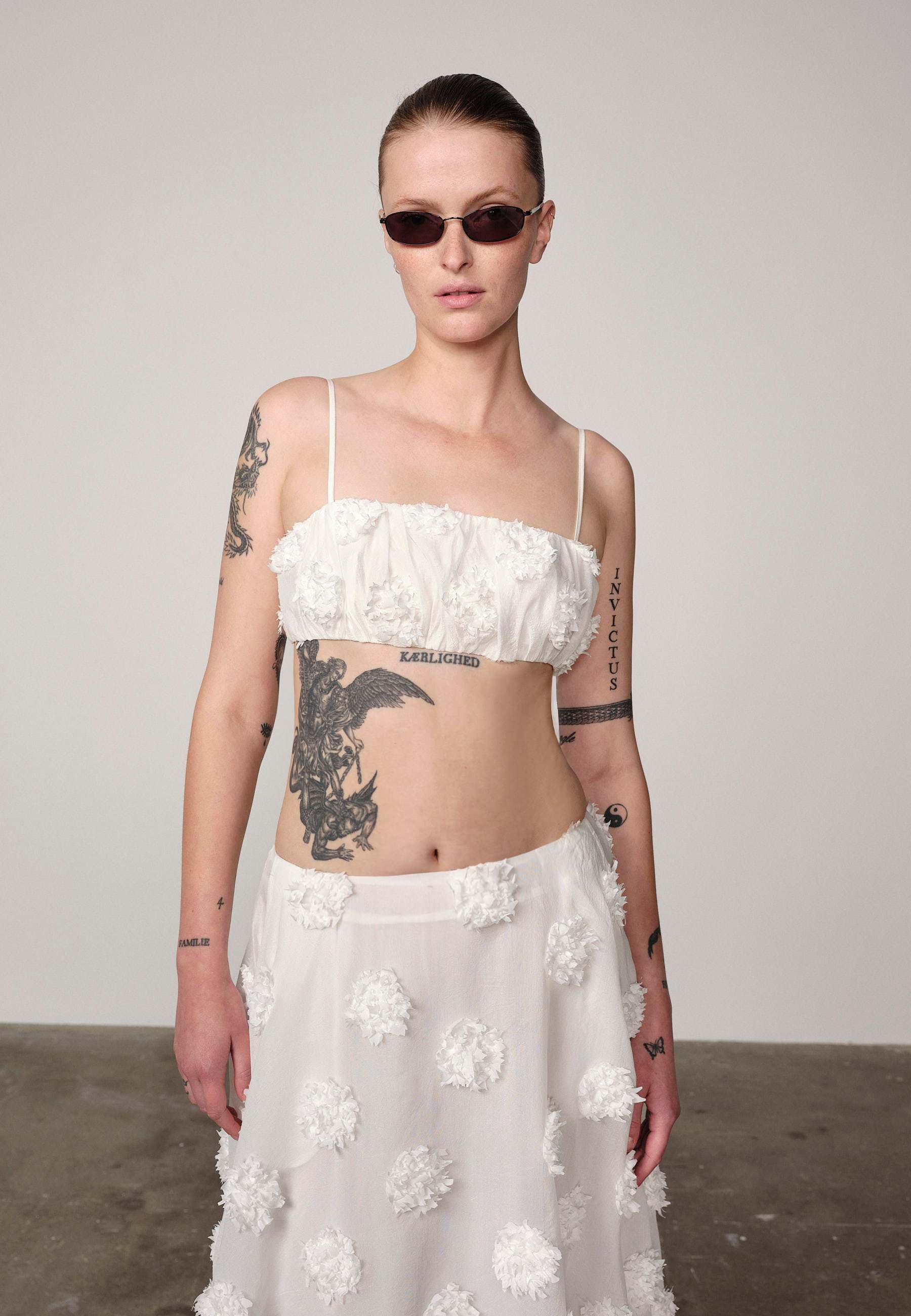 MEL TOP IN WHITE