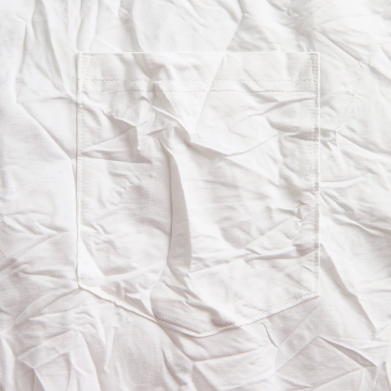 CRINKLED T-SHIRT IN WHITE