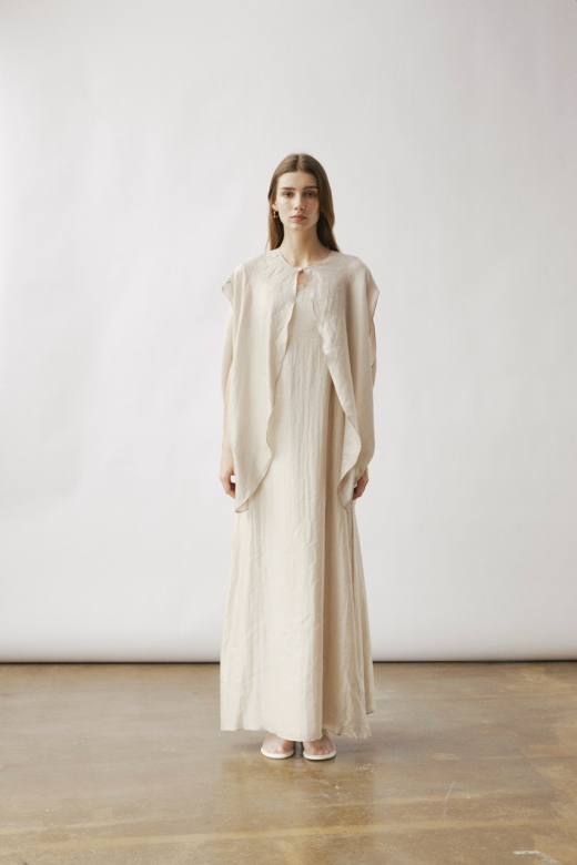 EOS TWO PIECE DRESS IN SAND