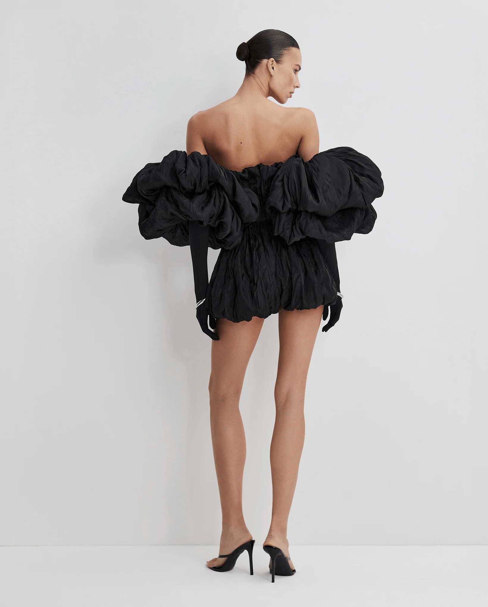 BALLOON GLOVES MIDNIGHT BLACK