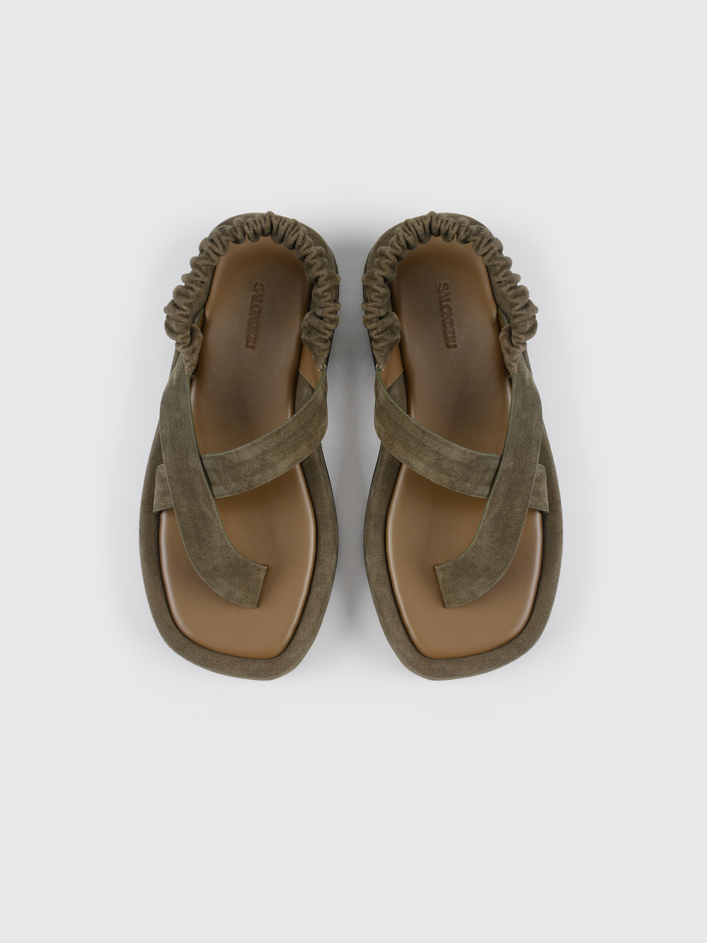 ROI PLATFORM SANDAL IN KHAKI
