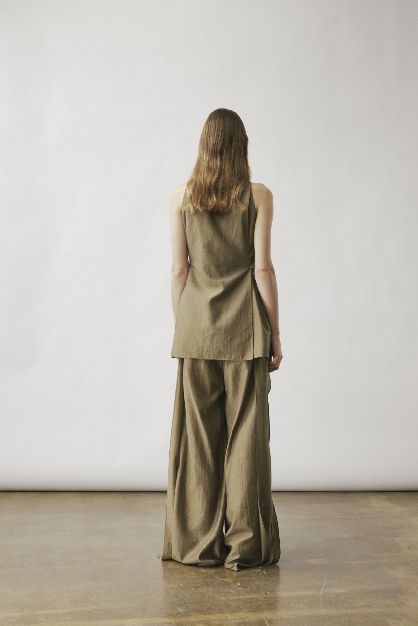 CILLA SMOCK TROUSERS IN MOSS