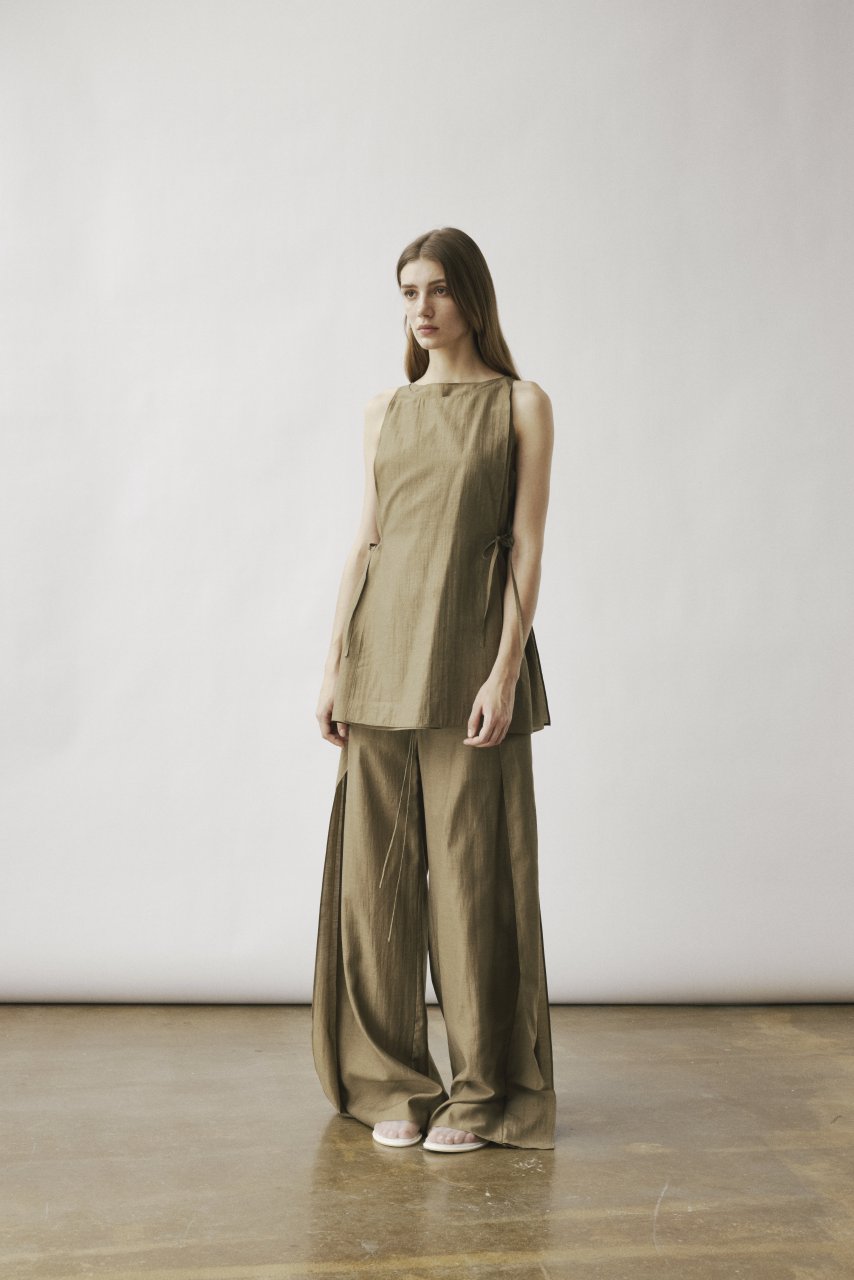 CILLA SMOCK TROUSERS IN MOSS