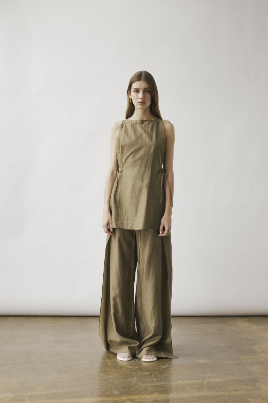 CILLA SMOCK TROUSERS IN MOSS