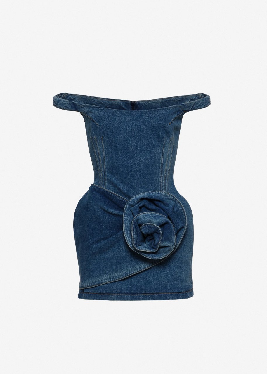 DENIM DRESS IN BLUE