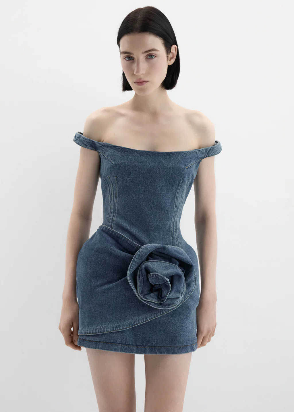 DENIM DRESS IN BLUE