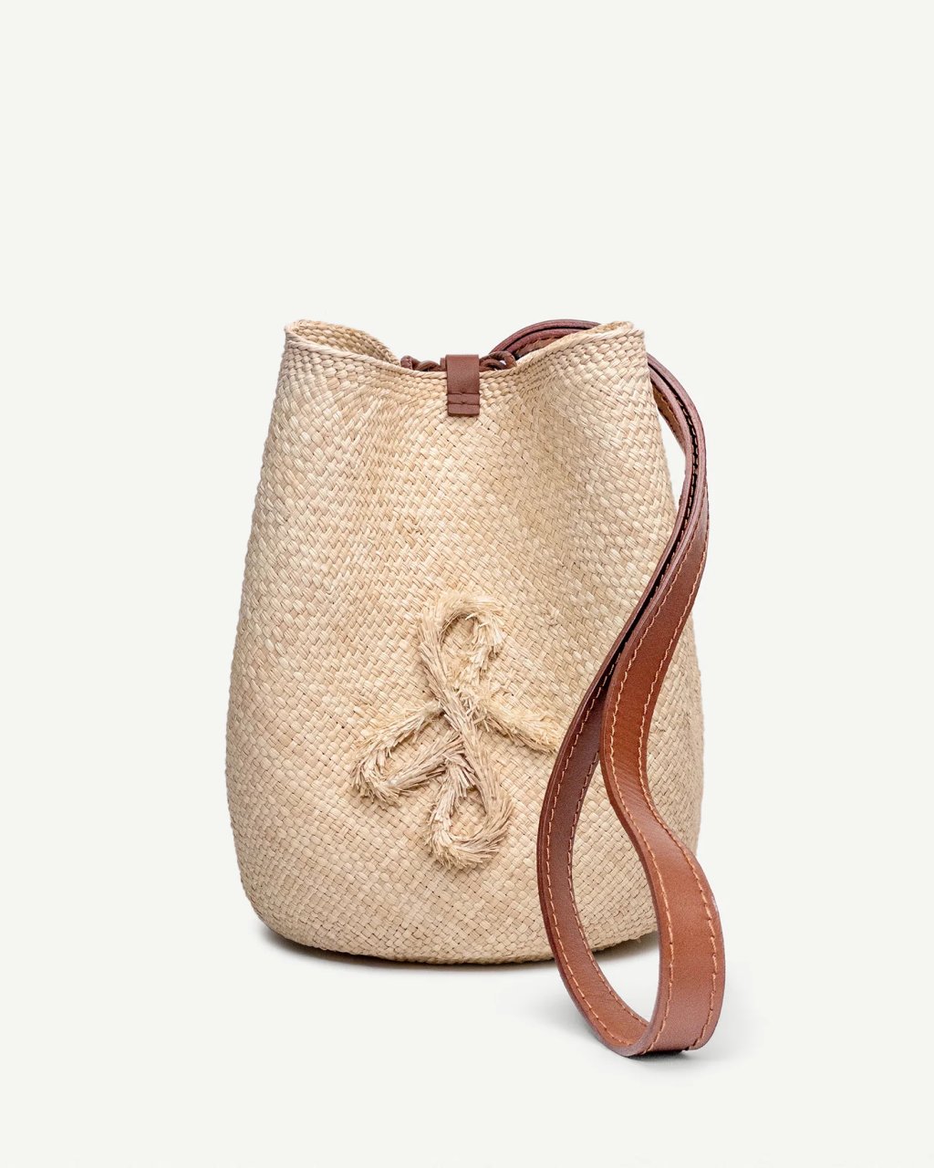 POUCH BAG NATURAL STRAW