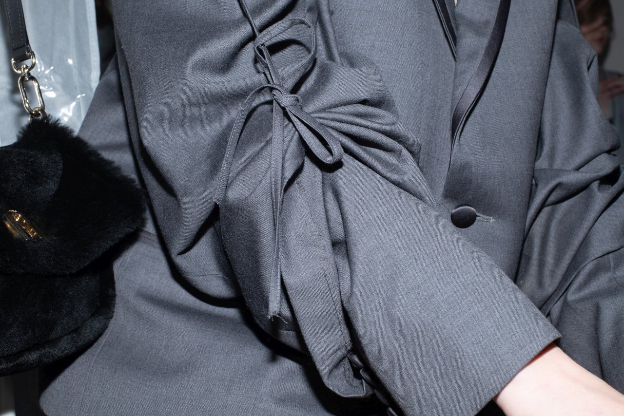 GREY SHORTS (UPCYCLED FROM VERA WANG)