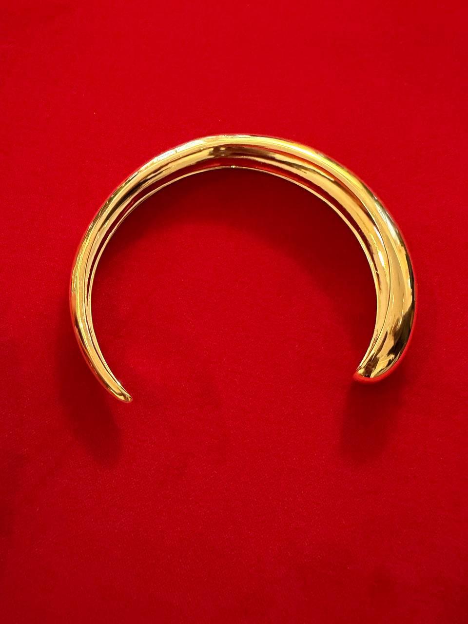 NAIL TWIST NECKLACE GOLD